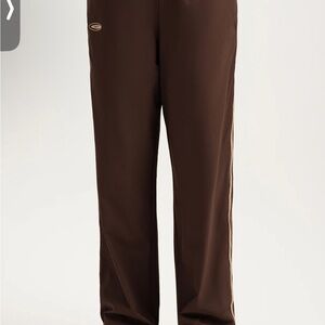 SET ACTIVE NYLON/MICRO FLEECE DRAWSTRING STRAIGHT LEG TRACK PANTS- ZION